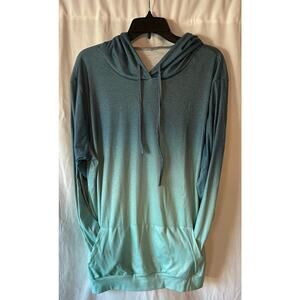 MODARANI Ombre Pullover Hoody Sweatshirt for Women Size XXL